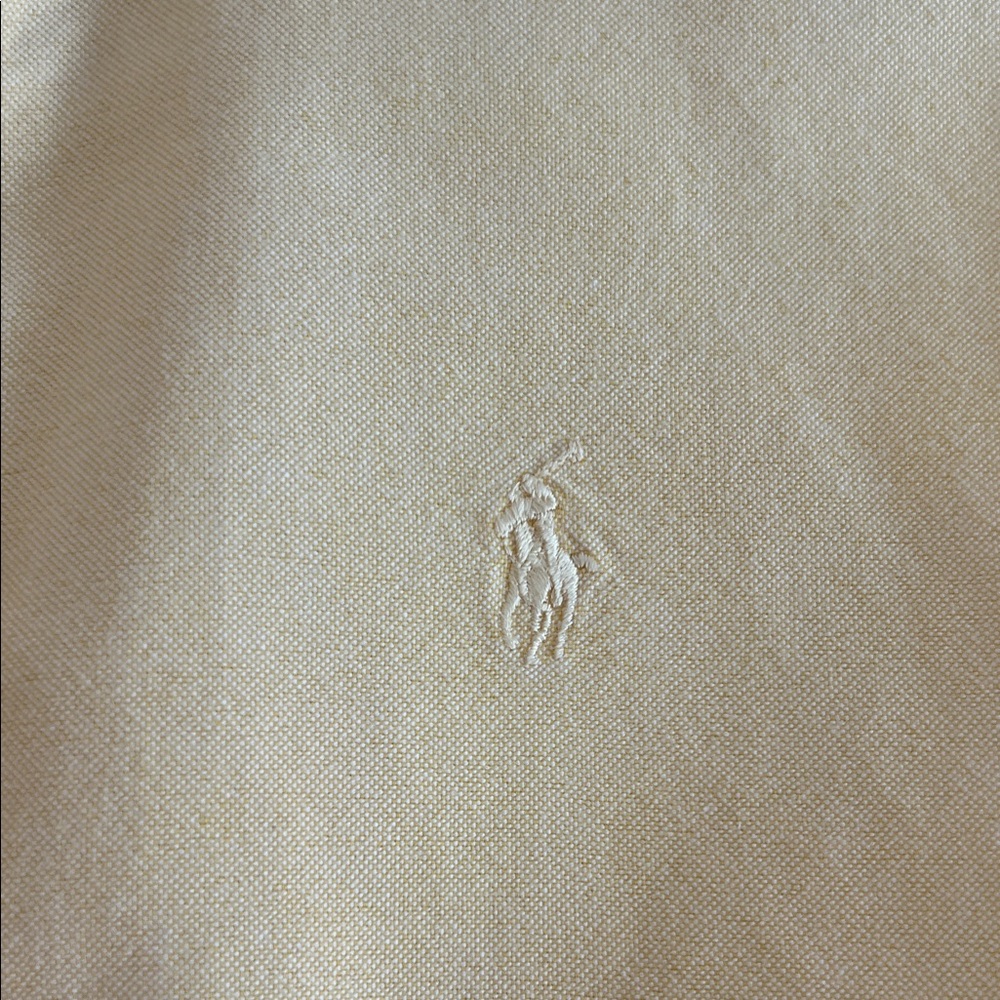 Polo by Ralph Lauren Yellow Button Down Shirt - Picture 2 of 7